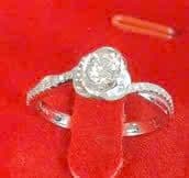 Nhẫn kiểu 18k đính đá