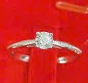 Nhẫn kiểu 18k đính đá
