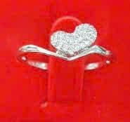 Nhẫn kiểu 18k đính đá