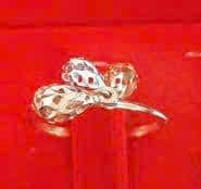 Nhẫn kiểu 18k đính đá