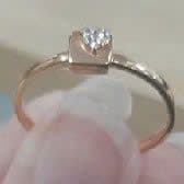 Nhẫn kiểu 18k đính đá