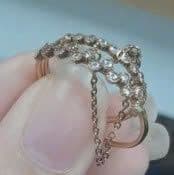 Nhẫn kiểu 18k đính đá