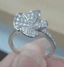 Nhẫn kiểu 18k đính đá