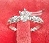 Nhẫn Vàng 18K Đính Đá Dáng Hoa Sương Mai ANCARAT
