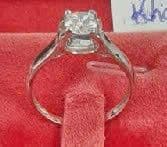 Nhẫn Vàng 18K Đính Đá Đài Nổi Ánh Mai ANCARAT