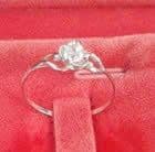 Nhẫn Vàng 18K Đính Đá Zircon Sóng Ngân ANCARAT