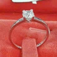 Nhẫn Vàng 18K Đính Đá Ánh Sao Thanh Mảnh ANCARAT