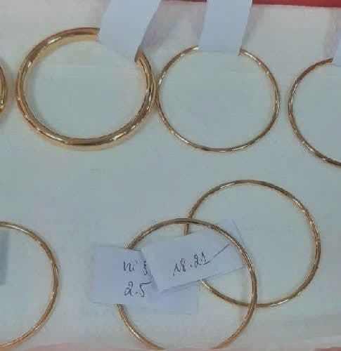 Lắc Tay Vàng 24K Trơn Dáng Tròn ANCARAT