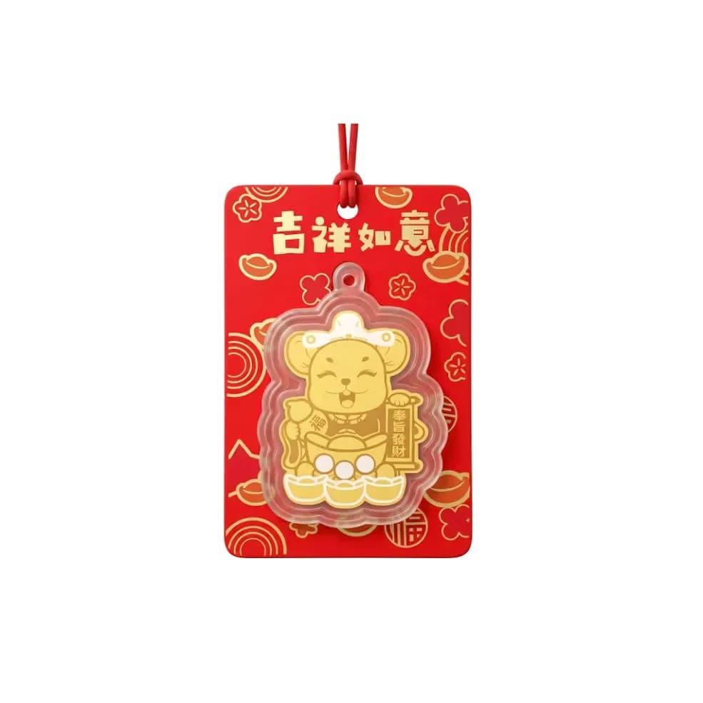 Bao Lì Xì Vàng 24K 9999 Hình Chuột Kim Tý ANCARAT