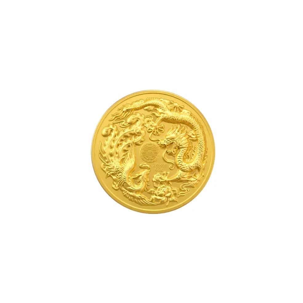 Bao Lì Xì Vàng 24K 9999 Long Phụng Hòa Minh