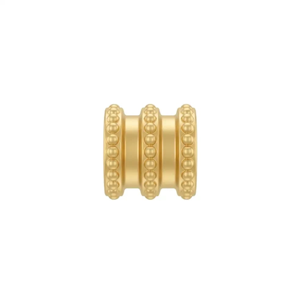 Charm Vàng 24K Trụ Hoa Văn Nổi Tessera ANCARAT