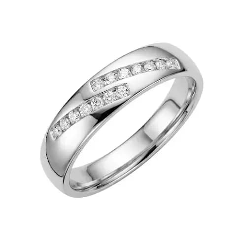 Nhẫn Cưới Dáng Thanh Lịch Hai Dải Alliance ANCARAT