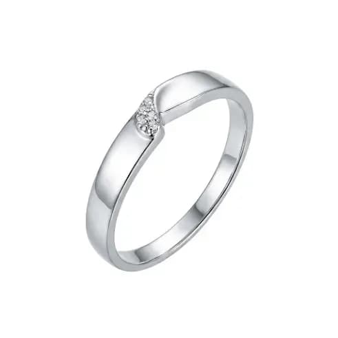 Nhẫn Cưới Đính Đá Giao Tuyến Lumière Union ANCARAT