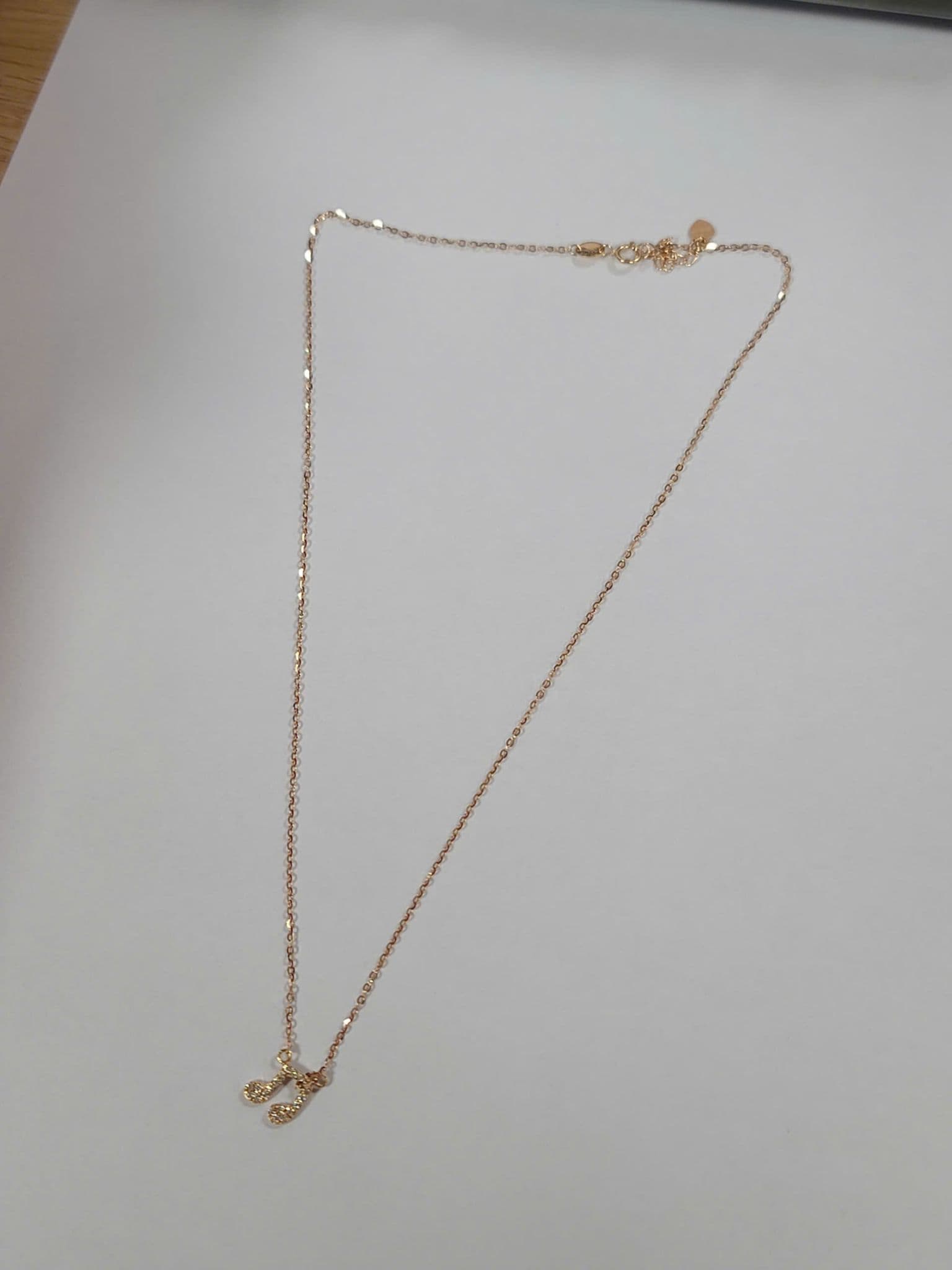 Dây Chuyền Vàng 18K Nốt Nhạc Đính Đá Giai Điệu ANCARAT