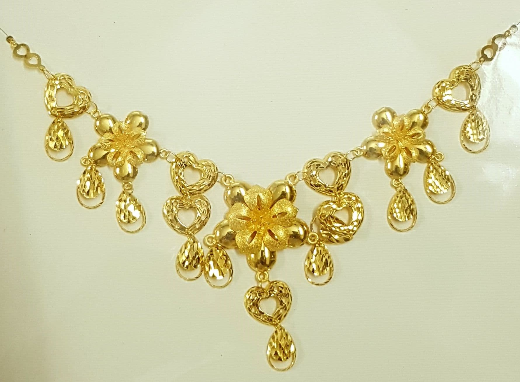 Vàng 24K Dây Chuyền Cưới Hoa Mai