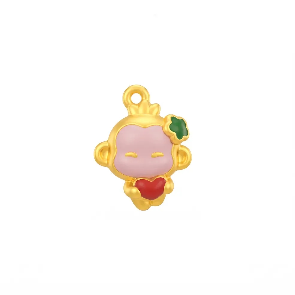 Mặt Dây Vàng 24K Kim Thân Bọc Ngọc ANCARAT
