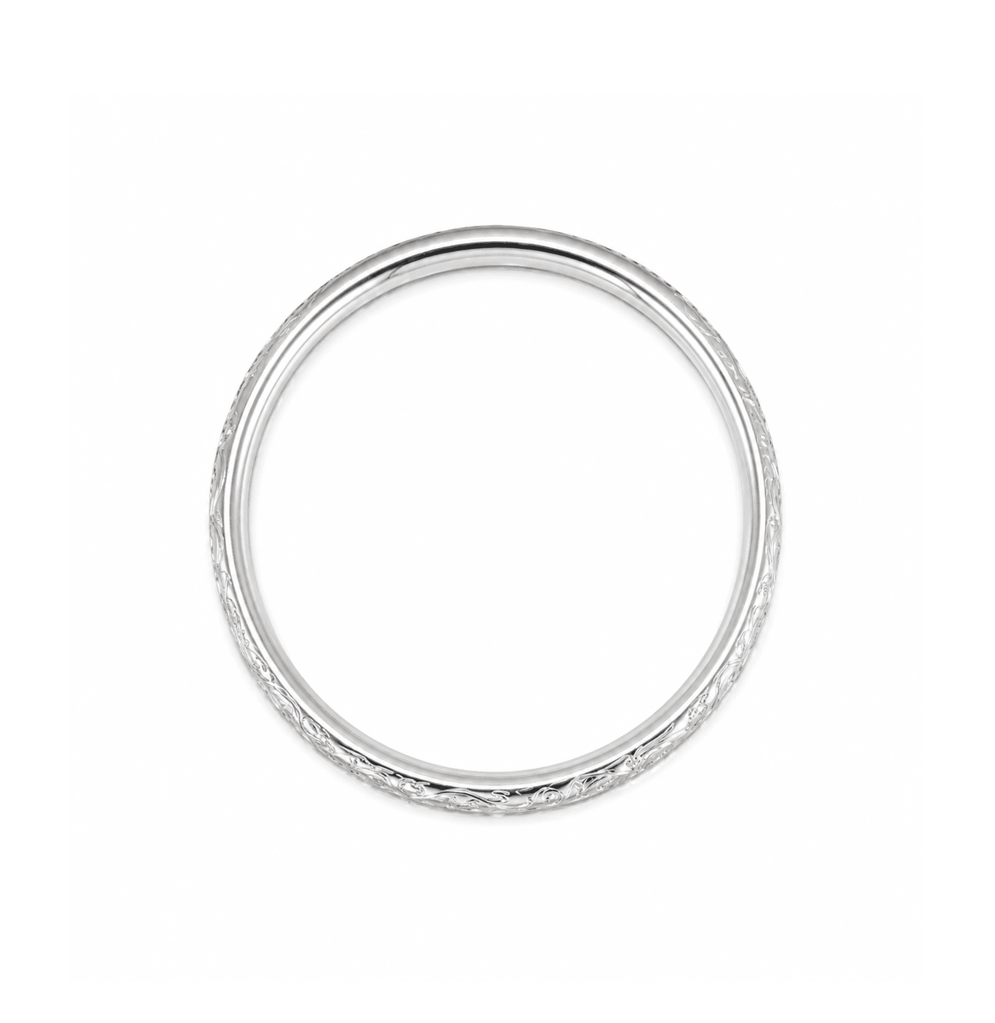Lắc Tay Bạc 999 Khắc Hoa Văn Dây Xuân Hoa Mạn ANCARAT