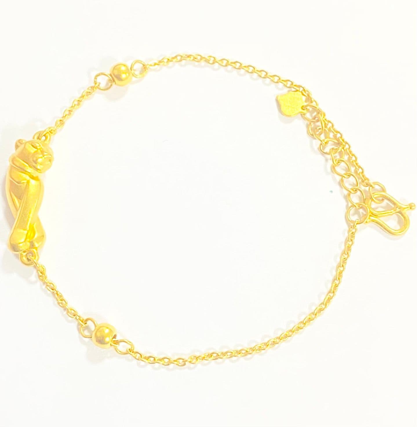 Lắc Vàng 24K Con Báo