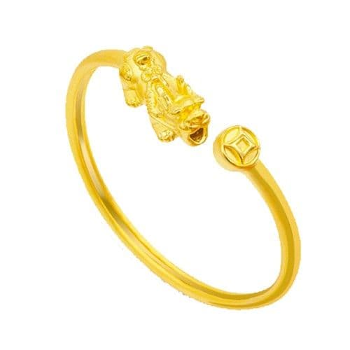 Lắc Vàng 24K Tỳ hưu kim tiền