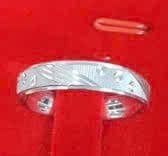 Nhẫn Cưới Khắc Máy Vân Xiên Đan Hướng ANCARAT