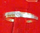 Nhẫn Cưới Điểm Tròn Trên Thân Trơn ANCARAT