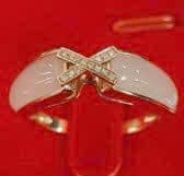 Nhẫn kiểu 18k đính đá