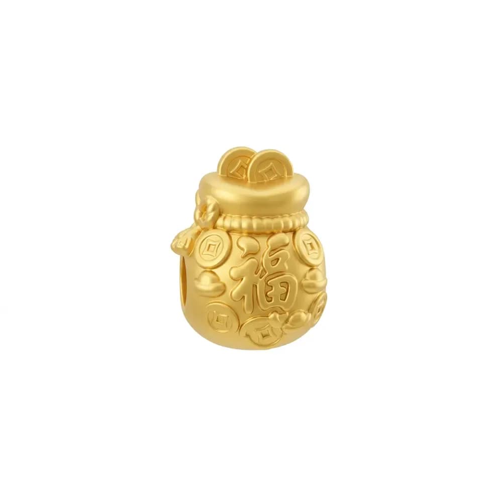 Charm Vàng 24K Túi Phúc Lộc