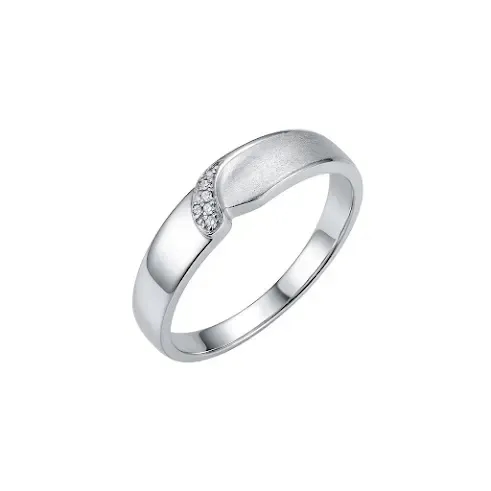 Nhẫn Cưới Đính Đá Giao Tuyến Élan Link ANCARAT