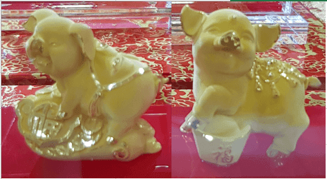 Tượng Vàng 24K Kim Hợi 9999 để bàn