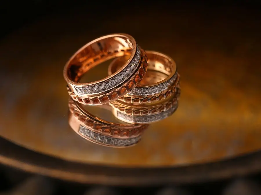 Trang sức vàng hồng đẹp