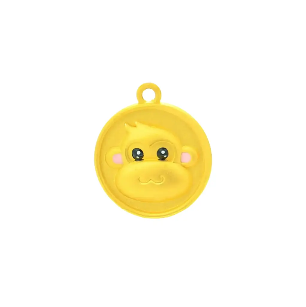 Mặt dây Vàng 24K Kim Thân tròn MS24