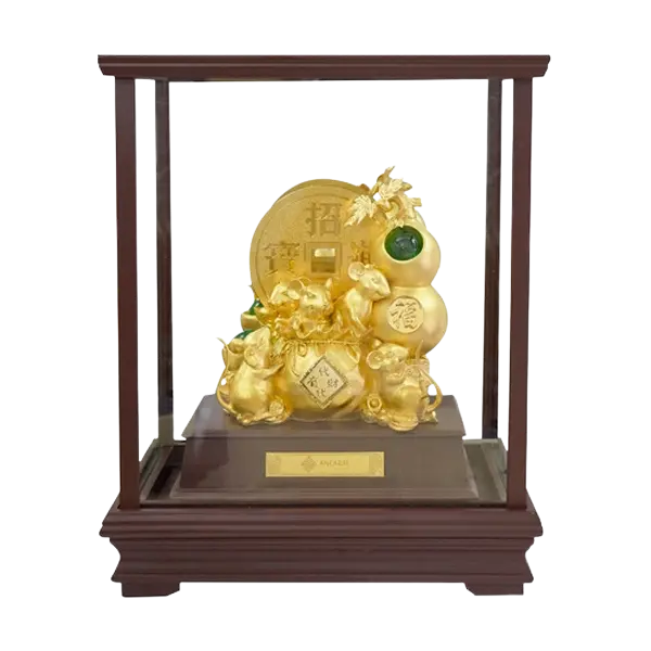 Tượng mạ vàng 24K Kim Tí – Tài lộc