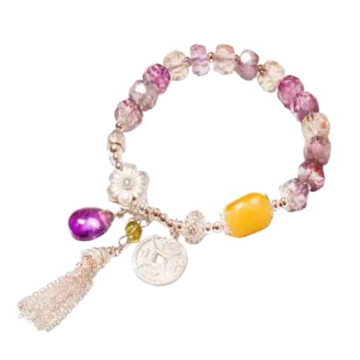 Vòng tay đá Thạch Anh Tím