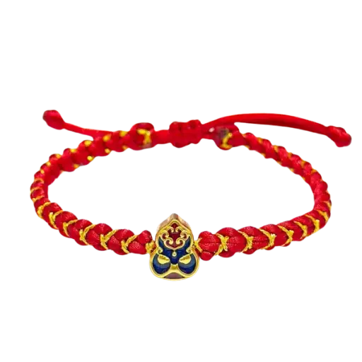 [AG9992.C097.013] Vòng Tay phối Charm Vàng 24K Hồ lô