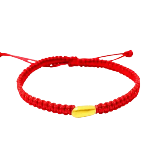 [AG9992.C001.068F] Vòng Tay Charm Vàng 24K hạt gạo MS01 Size XS