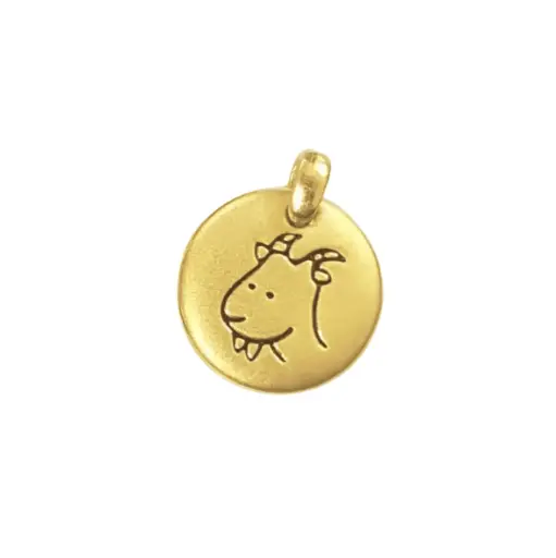 [AG9992.M008.019] Mặt dây Vàng 24K Kim Mùi tròn Phong Thủy