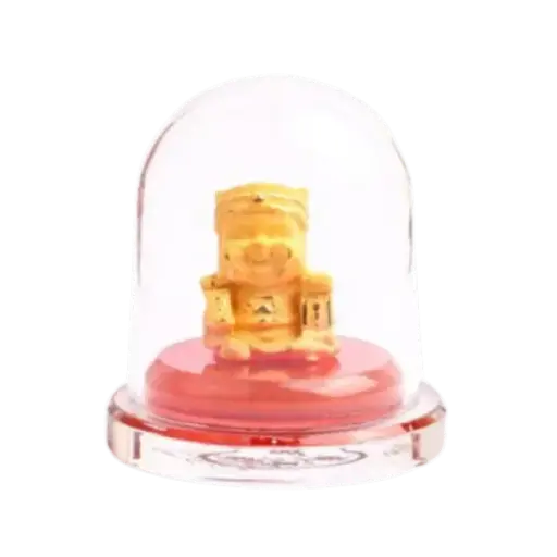 [AO9992.Q266.00051] Tượng Mạ Vàng 24k Thần Tài Như Ý Để Bàn