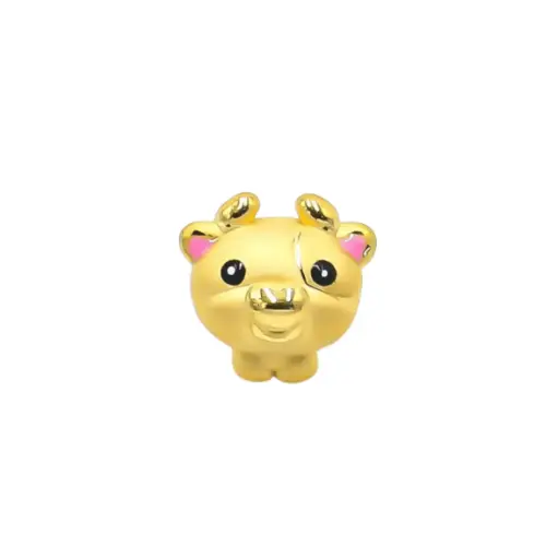 [AG9992.C002.177] Charm Vàng 24k Kim Sửu MS12 Tài Lộc