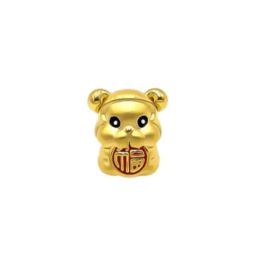 [AG9992.C009.179] Charm Vàng 24k Kim Thân Chữ Phúc May Mắn
