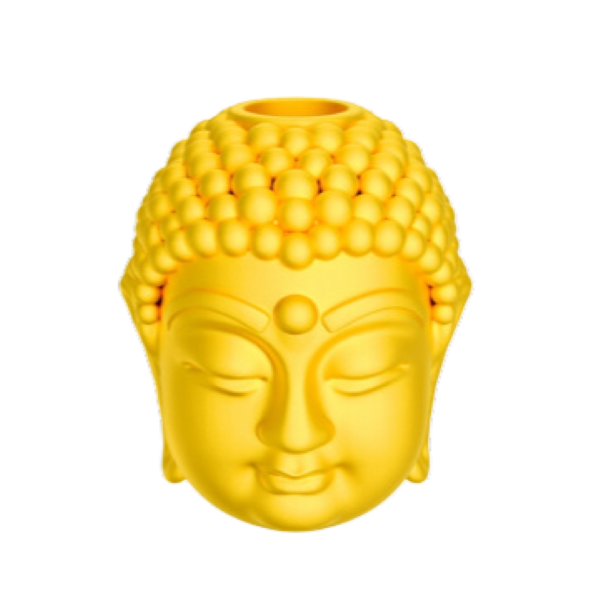 Charm Vàng 24K Phật Đầu