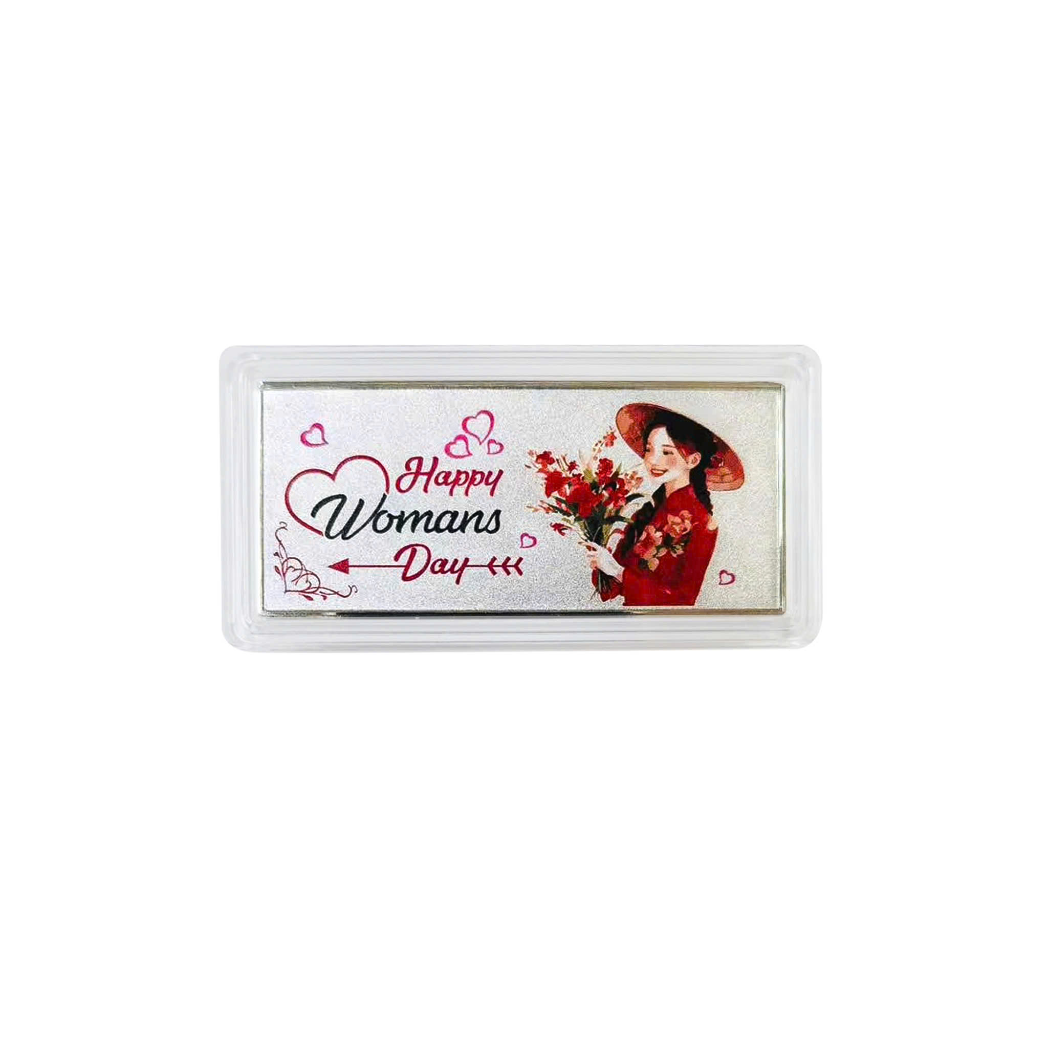 Happy Womans Day - 5 chỉ Fine Silver Bar (2025)