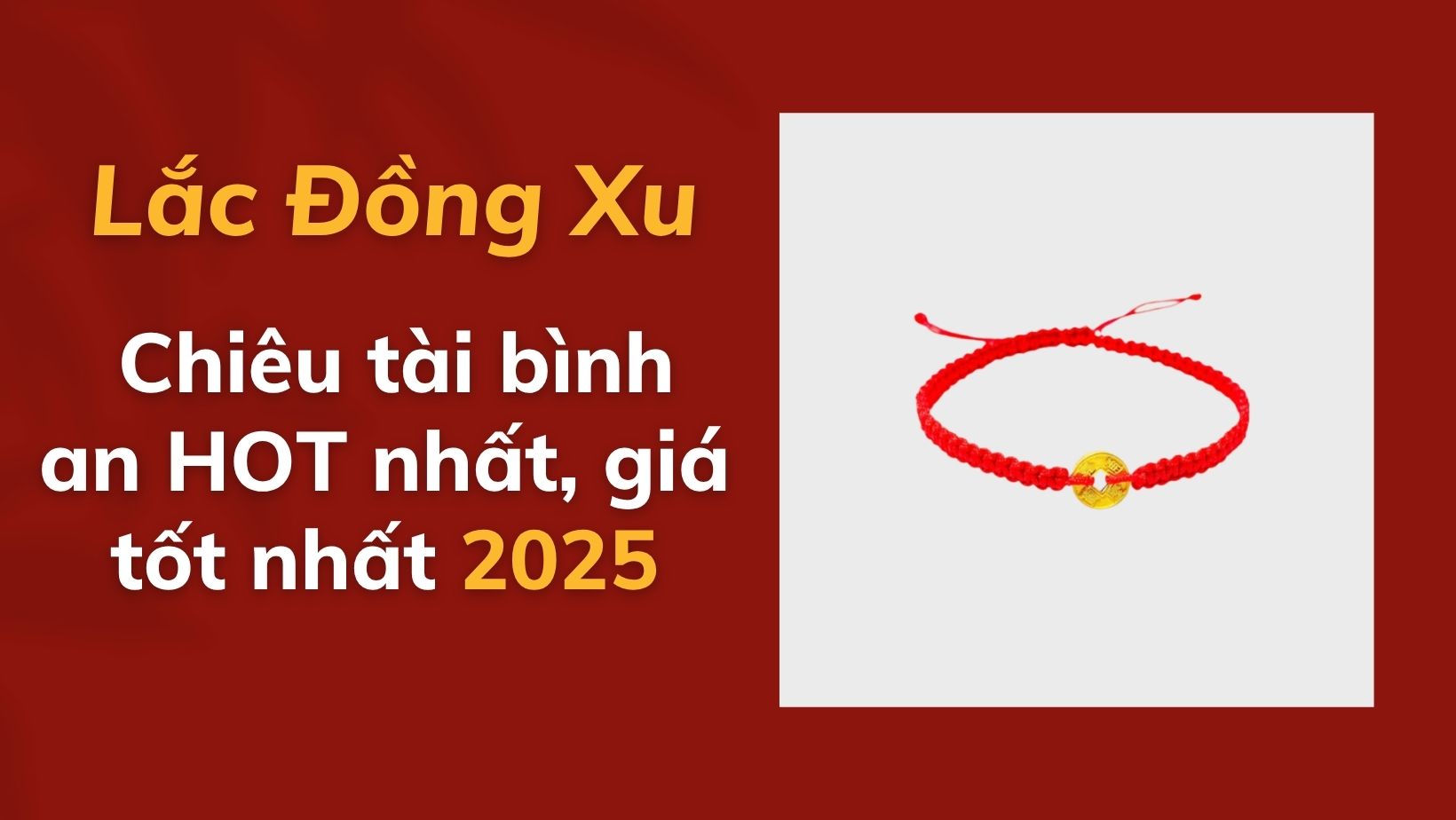 Lắc Đồng xu chiêu tài bình an hot nhất, giá tốt nhất 2025
