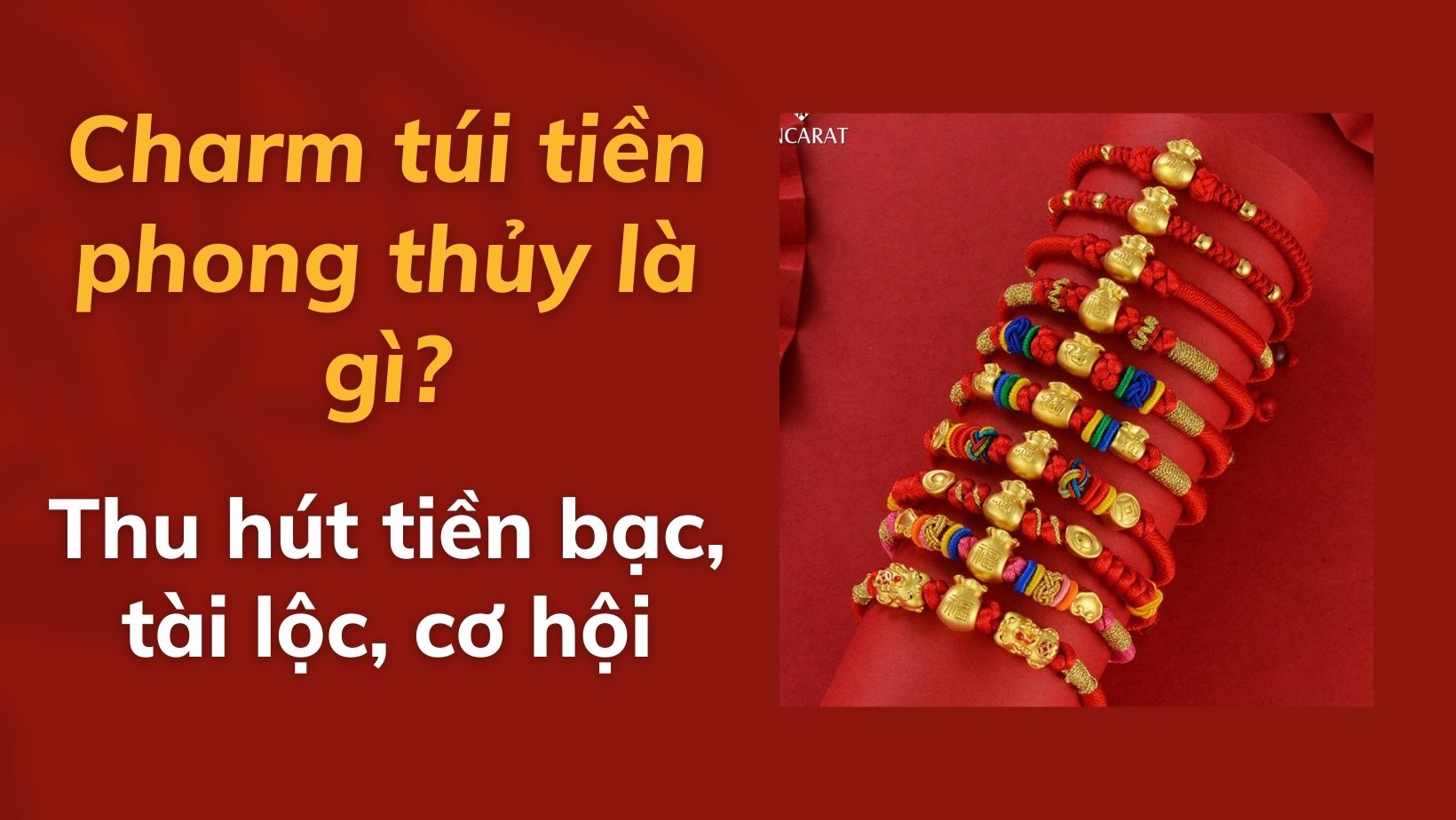 charm túi tiền trong phong thủy