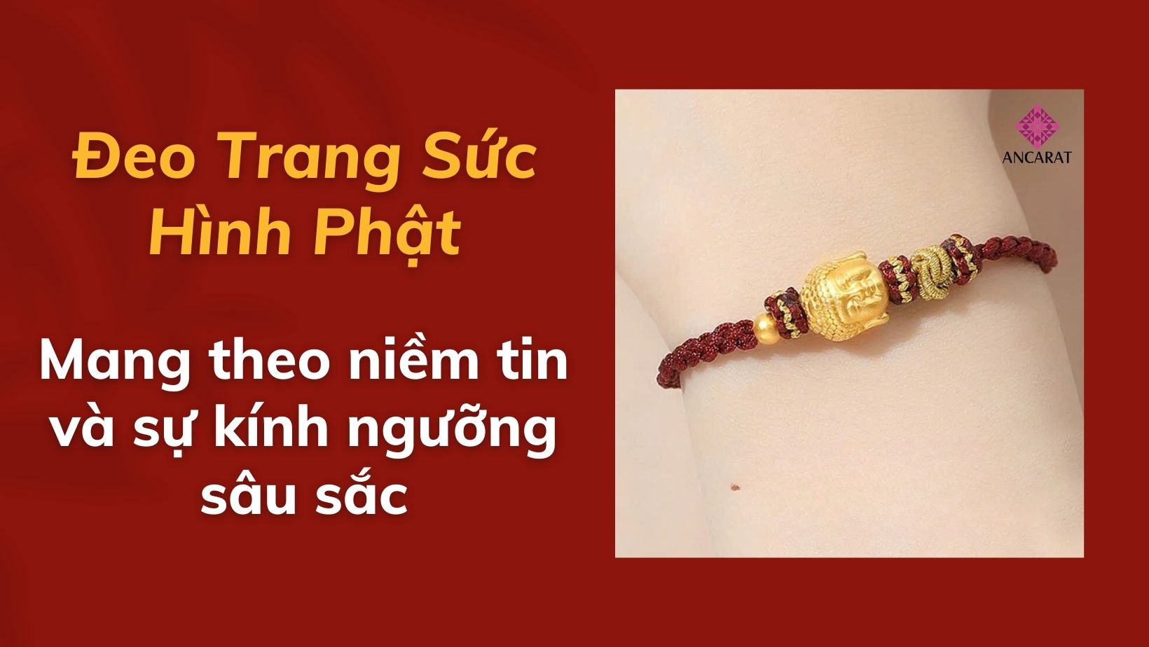 Đeo trang sức hình Phật