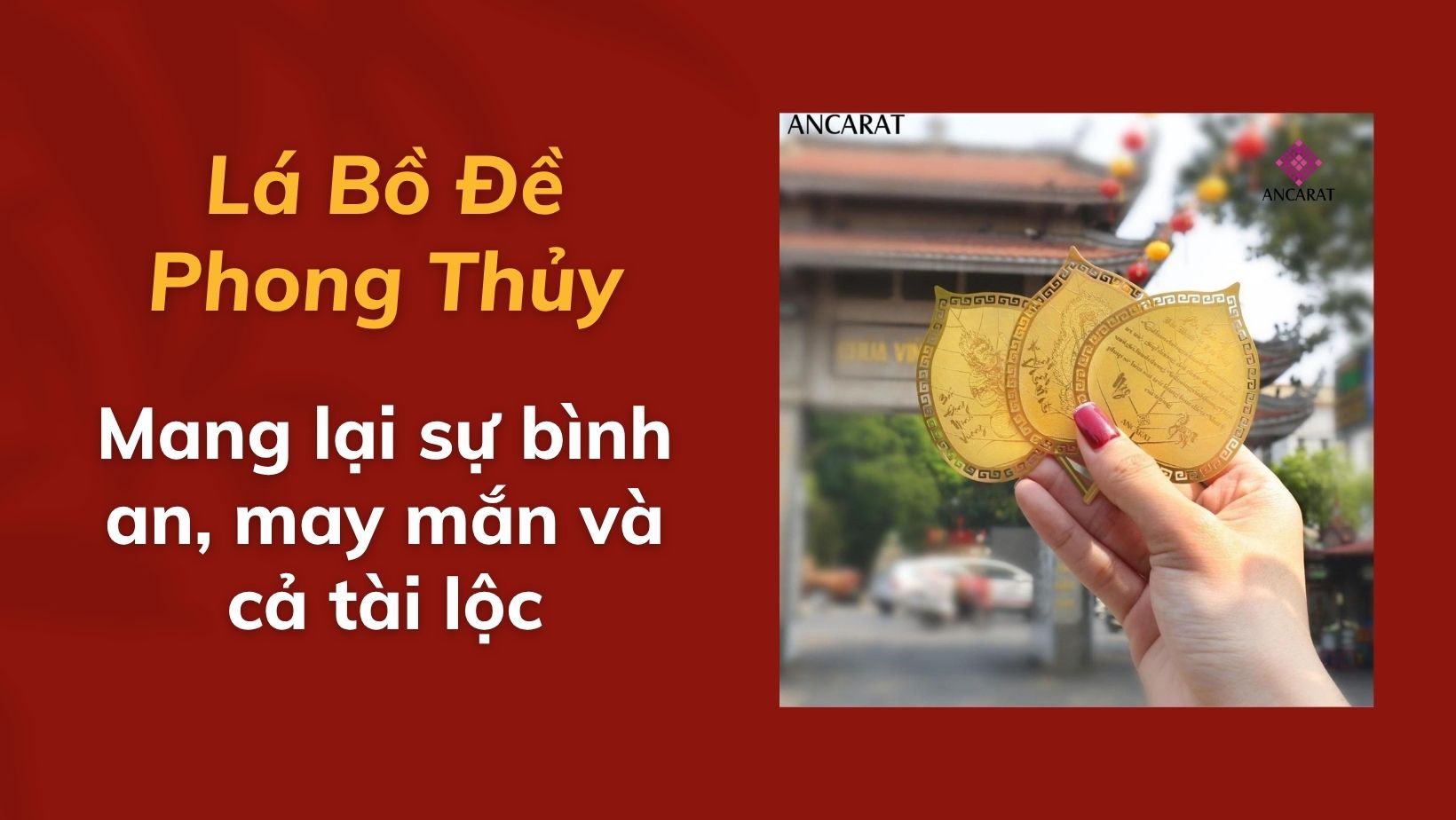 Lá bồ đề phong thủy